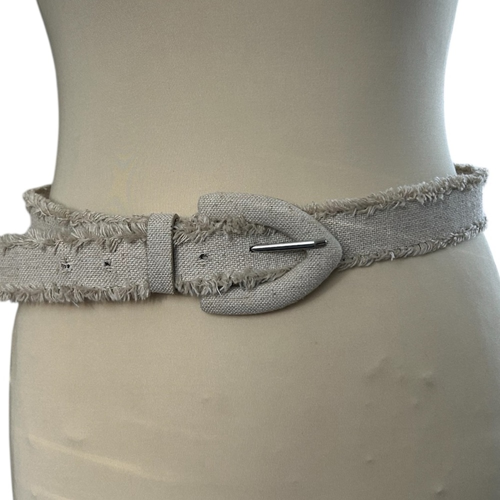 Mango Cream Fringe Belt